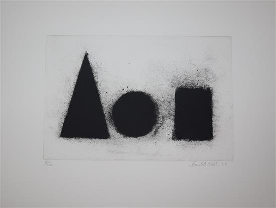 David Nash (b.1945), limited edition print, signed and dated 04, 4/200, overall 44 x 58cm, unframed